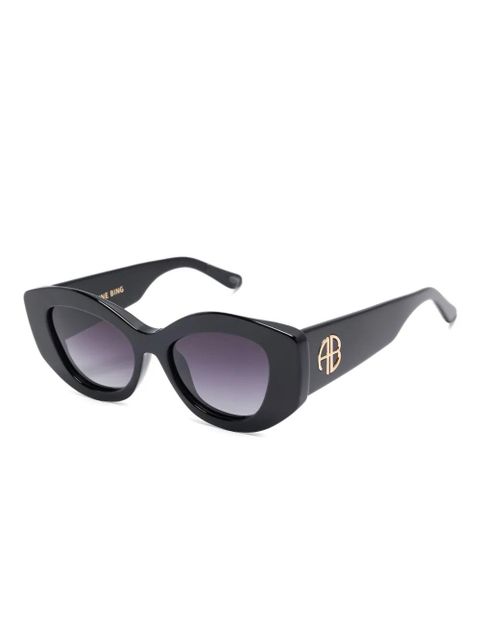 ANINE BING Rennes cat-eye sunglasses - Black
