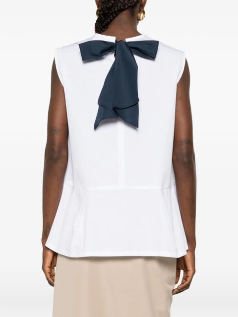 Max Mara pleated blouse - White