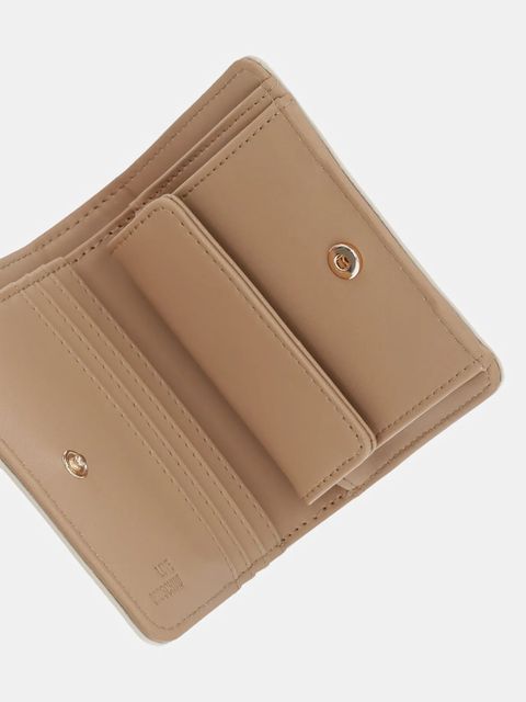 Love Moschino portfel damski kolor beżowy JC5703PP1