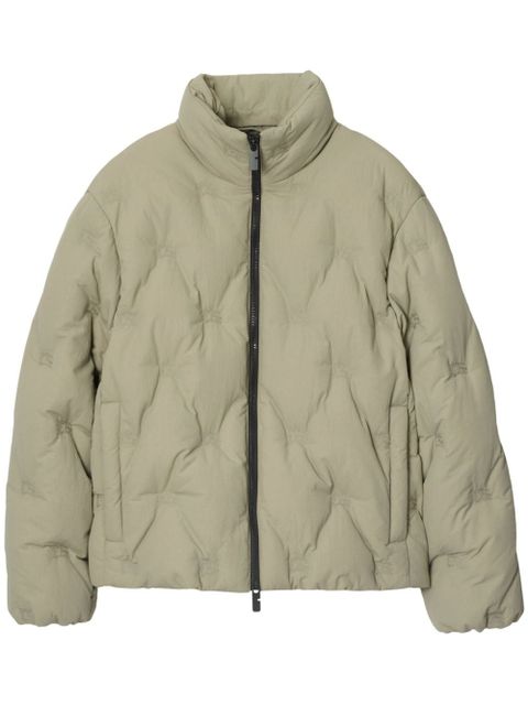 Burberry high-neck quilted jacket - Green - zdjęcie produktu nr 1
