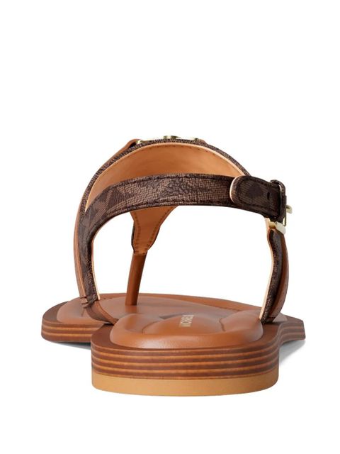 Michael Kors Mandy buckle pattern sandals - Brown