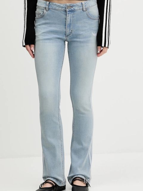 adidas Originals jeansy Slim Denim damskie medium waist KE9801 - zdjęcie produktu nr 1