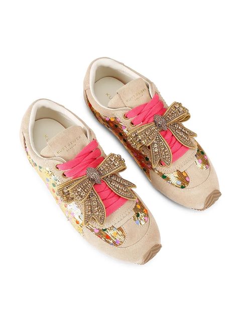 Kurt Geiger London sneakersy skórzane Islington Bow Sneaker - zdjęcie produktu nr 1