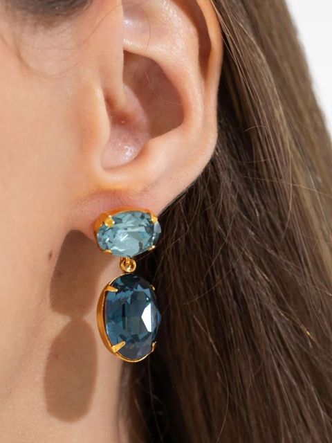 Jennifer Behr Lenora oval earrings - Gold - zdjęcie produktu nr 2