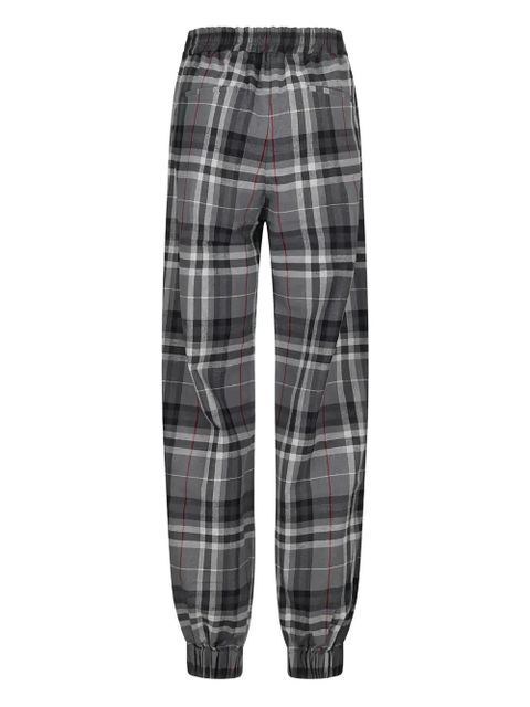 The Attico plaid drawstring trousers - Grey - zdjęcie produktu nr 2
