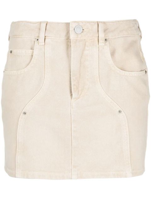 MARANT ÉTOILE Vesna denim skirt - Neutrals - zdjęcie produktu nr 1