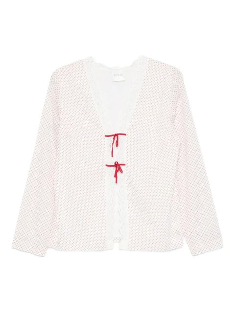 Posse Marlowe lace bows blouse - White - zdjęcie produktu nr 1