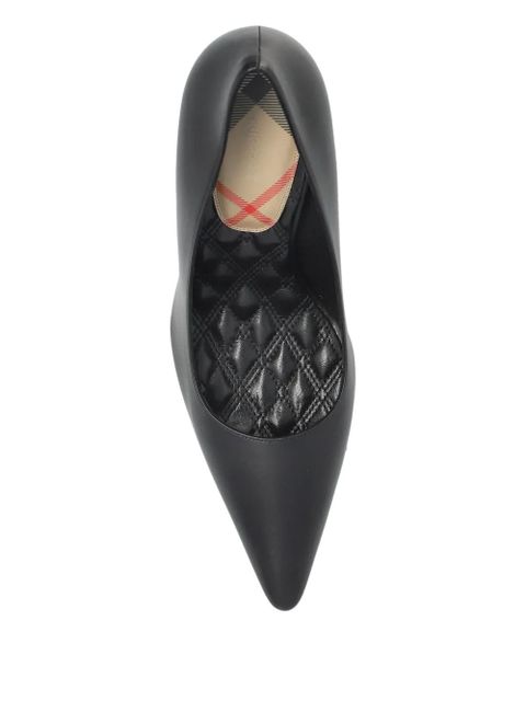 Burberry 100mm leather pumps - Black