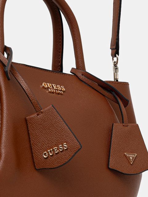 Guess torebka AMORETTE kolor brązowy HWBG78 98060