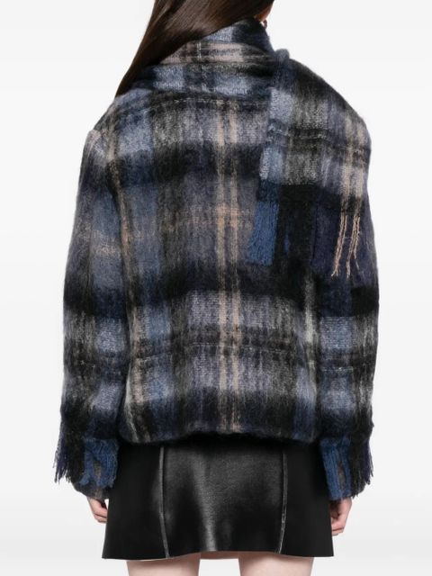 LOEWE plaid blazer - Blue