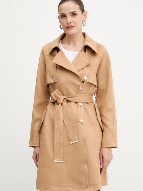 Morgan płaszcz kolor beżowy GSUEDE - zdjęcie produktu nr 1