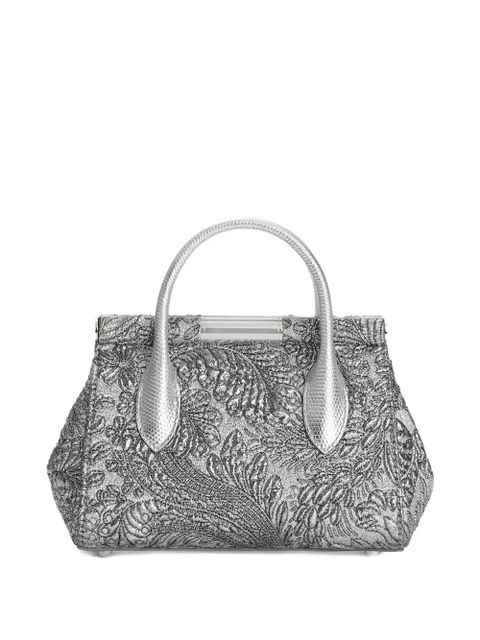 Dolce & Gabbana mini Marlene Day embroidery tote bag - Silver