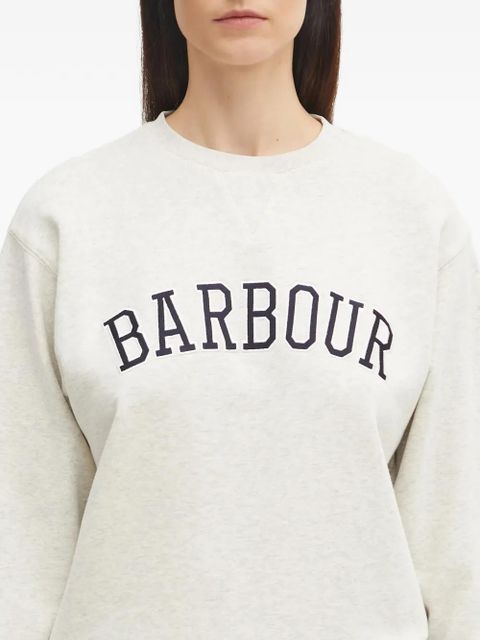 Barbour Northumberland logo crew-neck sweater - Neutrals