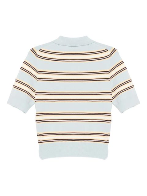 Reformation Campbell polo top - Blue - zdjęcie produktu nr 2