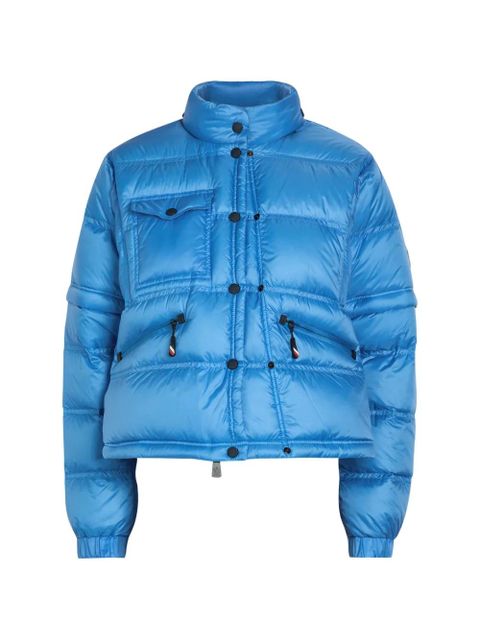 Moncler quilted high-neck jacket - Blue - zdjęcie produktu nr 1