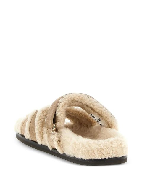 Tory Burch Ines shearling slides - Neutrals - zdjęcie produktu nr 2