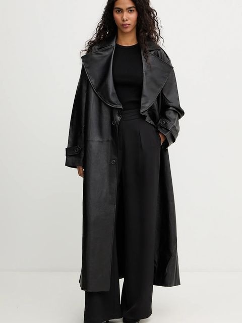 Bardot płaszcz kolor czarny 60222JB