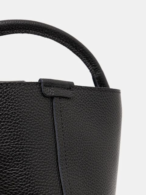 Answear.LAB torebka skórzana kolor czarny