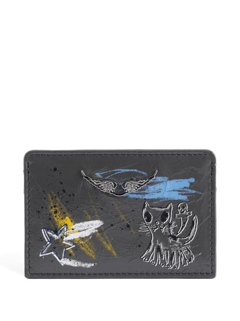 Zadig&Voltaire graphic-print cardholder - Grey - zdjęcie produktu nr 2