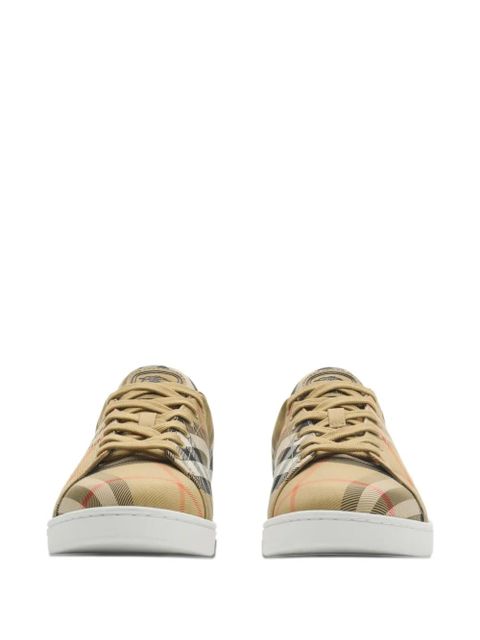 Burberry Set checked logo sneakers - Neutrals - zdjęcie produktu nr 2