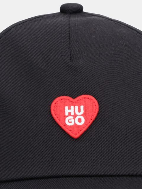 HUGO czapka z daszkiem bawełniana Cara-Valentine - zdjęcie produktu nr 1