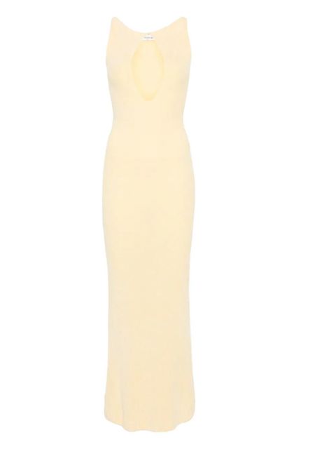 Aya Muse ribbed-knit maxi dress - Yellow - zdjęcie produktu nr 1