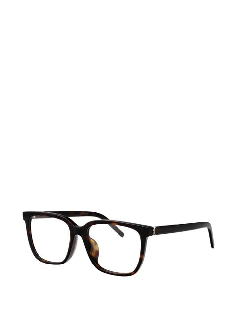 Saint Laurent Eyewear square-frame glasses - Brown - zdjęcie produktu nr 2