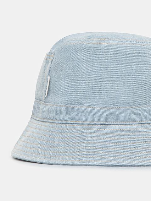 Samsoe Samsoe kapelusz bawełniany SAMORY kolor niebieski bawełniany U25100007