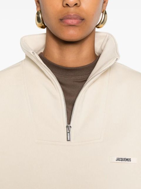 Jacquemus Le camionneur Gros Grain sweatshirt - Neutrals - zdjęcie produktu nr 2