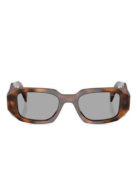 Prada Eyewear rectangle-frame sunglasses - Brown - zdjęcie produktu nr 1