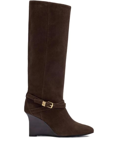 GANNI buckle-strap boots - Brown - zdjęcie produktu nr 1