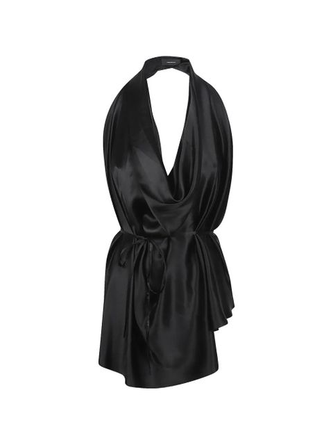 WARDROBE.NYC draped tie waist top - Black - zdjęcie produktu nr 1