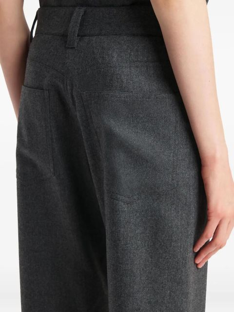 KHAITE Callum button trousers - Grey