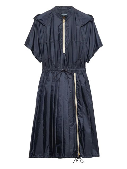 Prada Re-Nylon zip-up utility dress - Blue - zdjęcie produktu nr 1