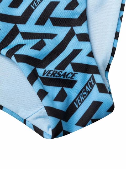 Versace logo bikini bottoms - Blue