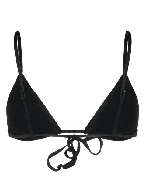 Bond-eye crinkled bikini top - Black - zdjęcie produktu nr 2