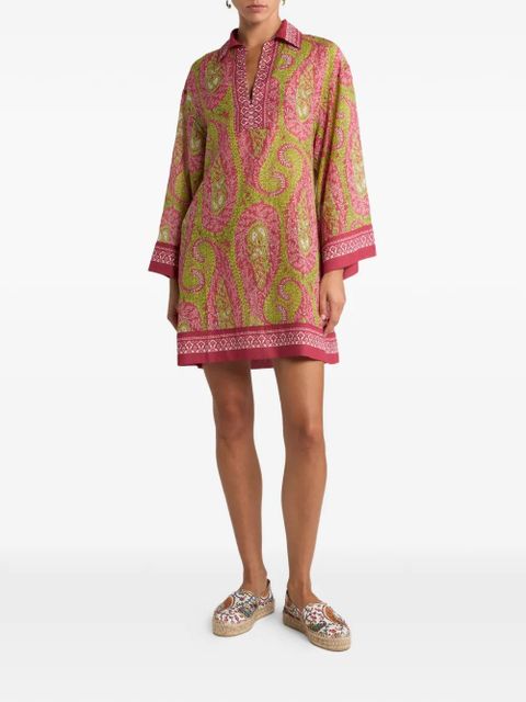 ETRO paisley mini dress - Pink - zdjęcie produktu nr 2