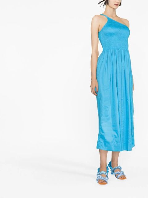 Faithfull the Brand Khalani one-shoulder dress - Blue
