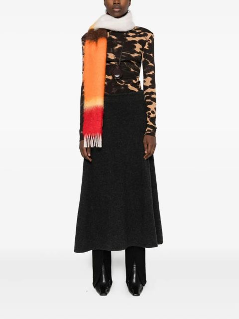 Nanushka print turtleneck top - Brown - zdjęcie produktu nr 2