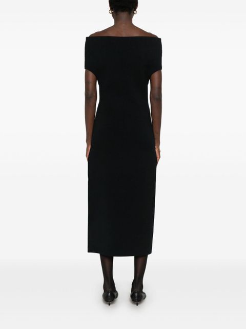 TOTEME double-knit maxi dress - Black