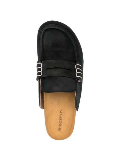 JW Anderson suede mules - Black