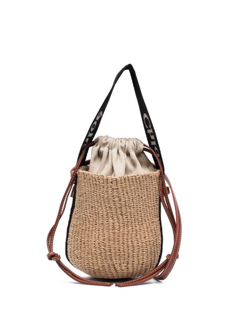 Chloé small Woody basket bag - Neutrals