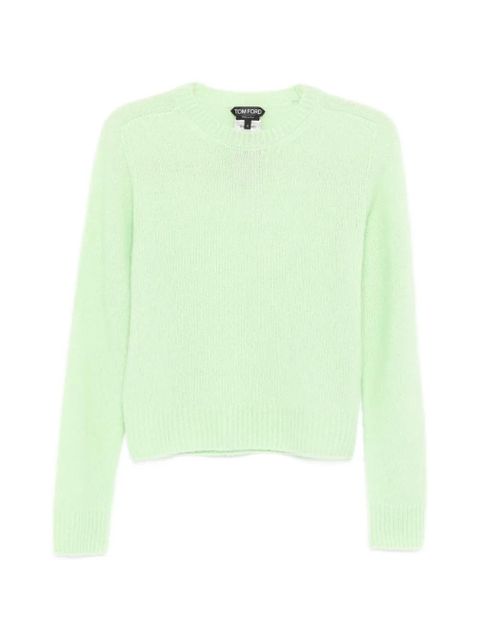 TOM FORD crew neck jumper - Green