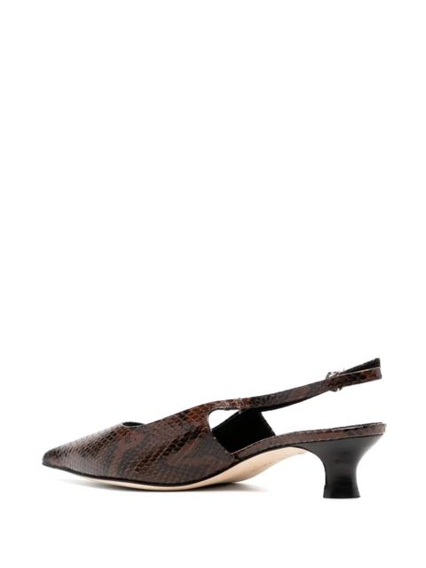 Aeyde 50mm Catrina pumps - Brown