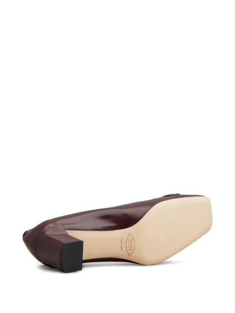 Tod's 50mm leather pumps - Red