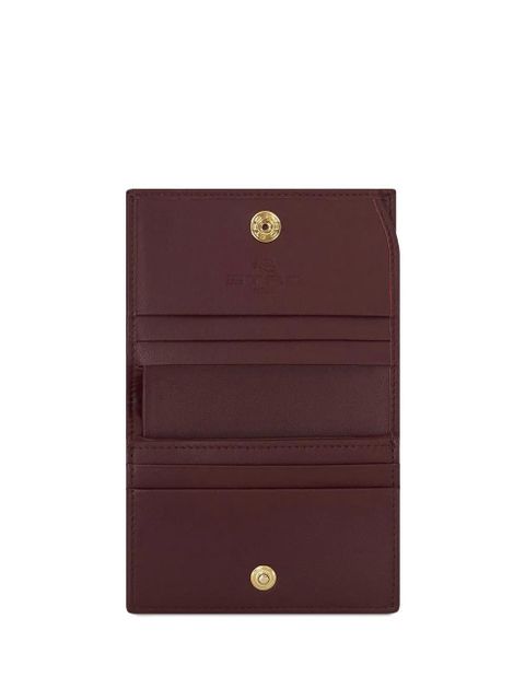 ETRO paisley-print bi-fold cardholder - Red