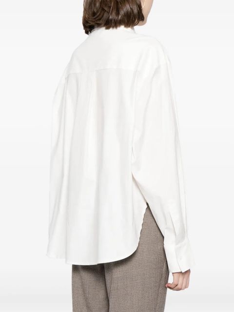 Reformation Andy organic-cotton shirt - White