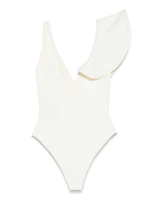 Johanna Ortiz ruffle-detailing swimsuit - Neutrals - zdjęcie produktu nr 2