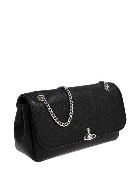 Vivienne Westwood Orb-plaque shoulder bag - Black