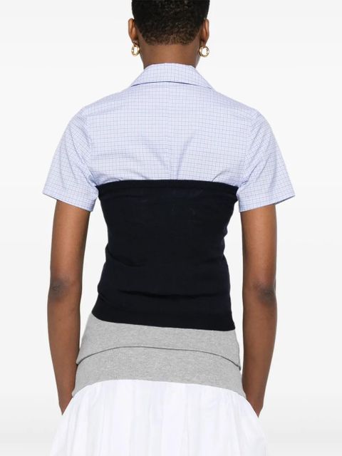 Miu Miu virgin-wool top - Blue - zdjęcie produktu nr 2